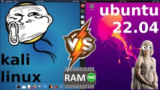 Kali Linux 2022 Vs Ubuntu 22 04 Ram Usage